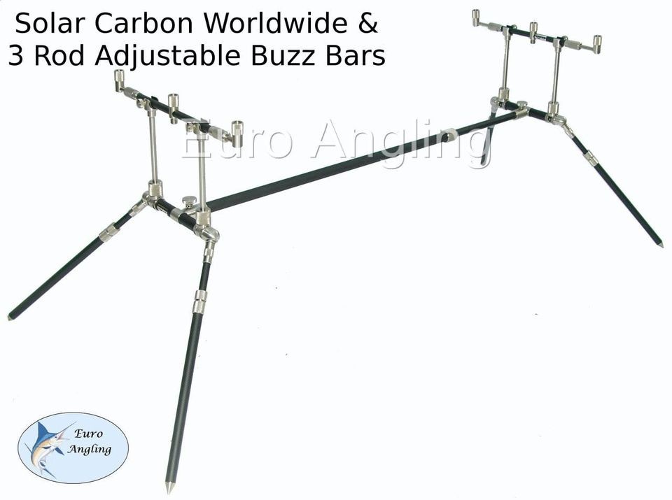 SOLAR CARBON/EURO/ST​AINLESS WORLDWIDE ROD POD/BUZZ BARS