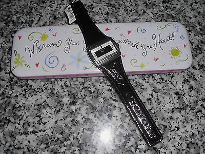 NWT Beautiful Black BRIGHTON Watch MONTREUX .Brand New