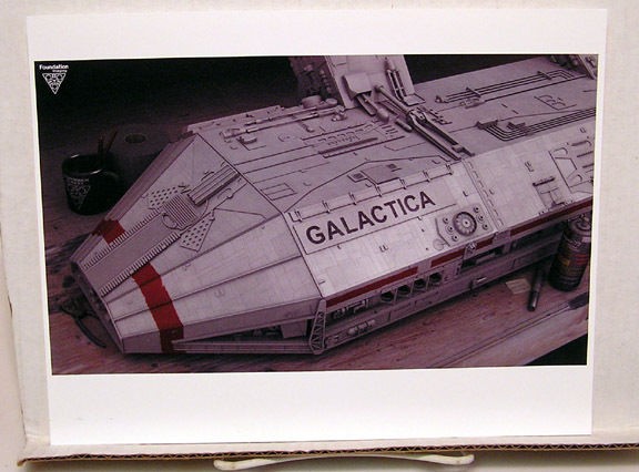 Battlestar Galactica Model Ship 8.5x11 Print #7 Lee Stringer