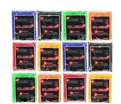 Bags 6mm 0.12g Plastic BB Pellets Airsoft Gun AMMO 1000Pcs/Bags