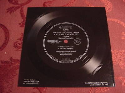 RARE Guitar Player record KAZUMI WATANABE Unicorn