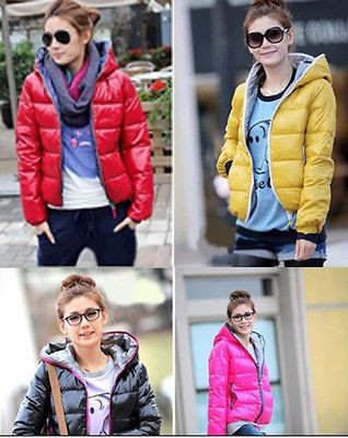 Womens New Fashion Long Sleeve Winter Warm Hoodie Zip Up Jacket Coat 