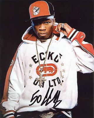 50 cent autograph in Entertainment Memorabilia