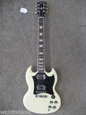 USED 2011 GIBSON SG STANDARD W/CASE CREAM FINISH