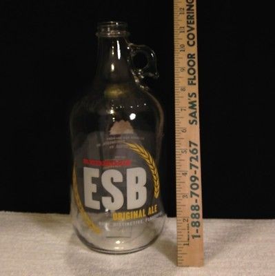 Red Hook Brewery Beer Growler ESB Original Ale Half Gallon Jug 