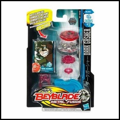 BEYBLADE METAL FUSION BATTLE TOP DARK GASHER 31