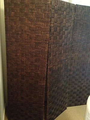 Classic Crate & Barrel 3 Panel Room Divider Originally $550+; 3 Panels 