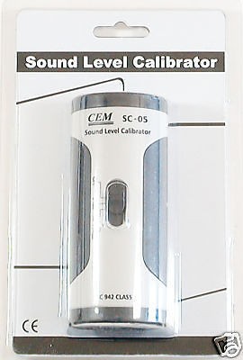 SC 05 Industrial Sound Level Meter Mic Calibrator 94 114 dB IEC 942 