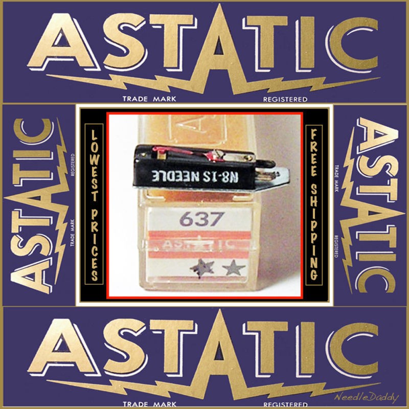 PHONOGRAPH NEEDLE CARTRIDGE ASTATIC 637 EV 245 TRUETONE