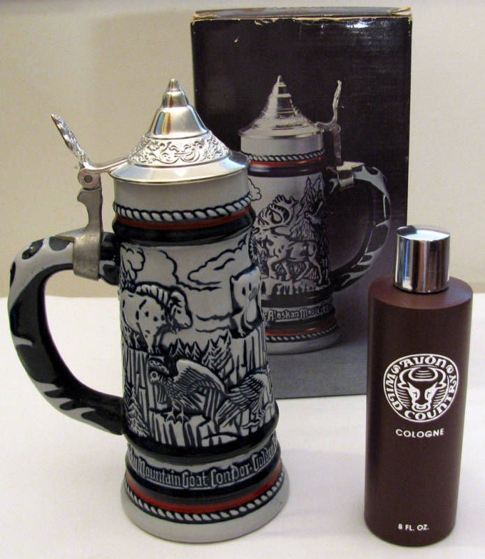 AVON 1976 Wild Country STEIN w ORIG Box and Cologne