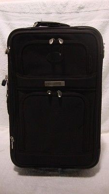 Atlantic 4 Compartment Luggage Bag With Handle & 2 Wheel Casters