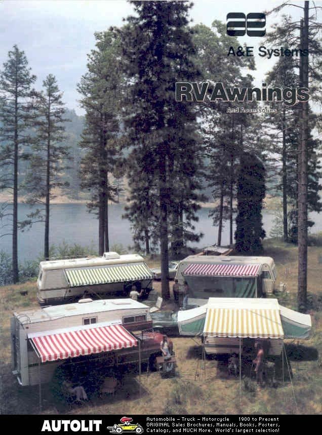 1969 AE RV Awnings Sales Brochure