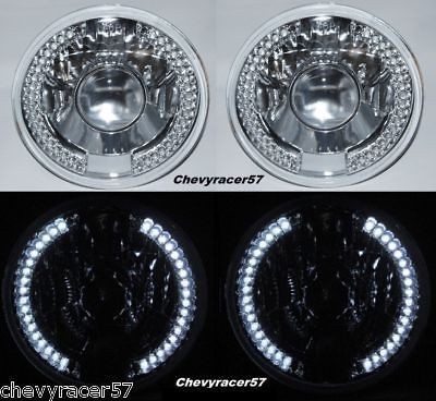   Projector Lens Kit, Halo CCFL Angel Eyes Full Metal Body(Fits Audi