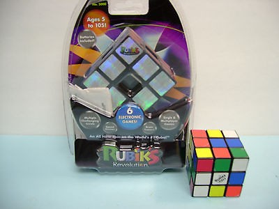 RUBIKS REVOLUTION 6 ELECTRONIC GAMES & ORIGINAL RUBIKS CUBE READY TO 