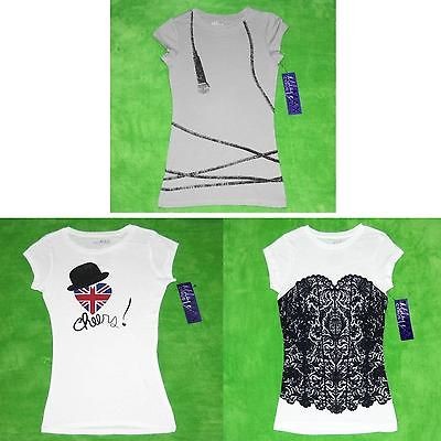 Miley Cyrus Max Azria Microphone Bustier Cheers T Shirt Tee Junior 