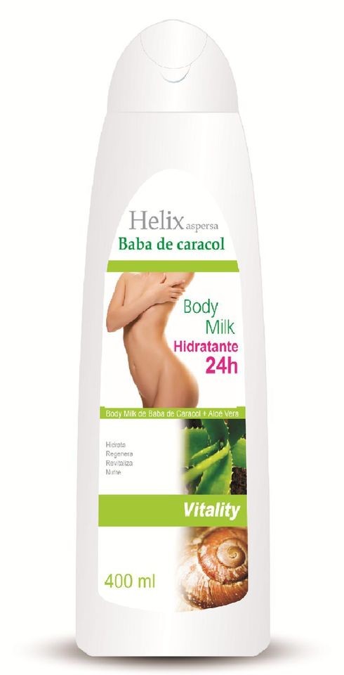 100% Organic Baba de Caracol Snail Cream Body Milk