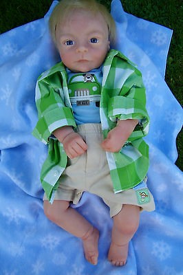 John ~ by Heather Boneham ~ solid silicone baby boy ~