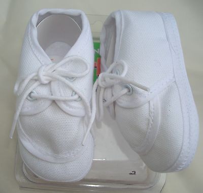 NEW DARLING BABY BOY BAPTISM BOOTIES DRESS SHOE 1 3 MO WHITE COTTON