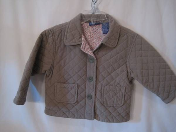   Toddler Girl 24 Mo Green Quilted Coat Jacket ~ Genuine Kids by OshKosh