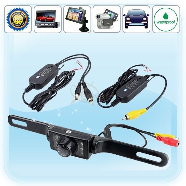 TaoTronics Wireless Car Rear Backup Camera Night Vision w/Transmitter 