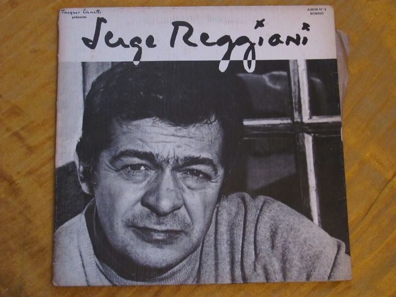 SERGE REGGIANI Album Nº 2 on Jacques Canetti LP GTFLD