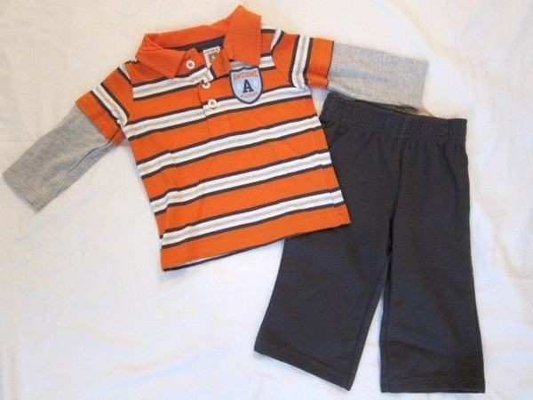 NWT Boy Carters/Babies R Us 2pc Shirt/Pants Set 6 9 12 18 24M 3T UPICK