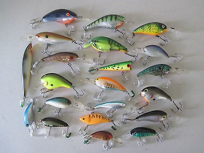 LOT FISHING LURES CRANKBAITS BAGLEYS BOMBER RAPALA