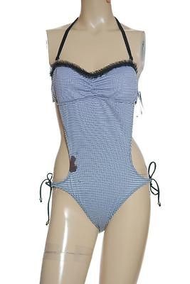 NEW Guess Check Me Out Bandeau Monokini Sz M $99