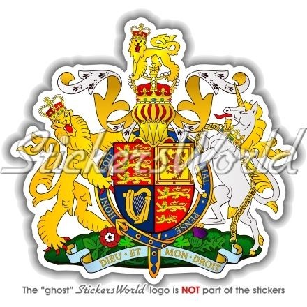 UNITED KINGDOM Royal Coat of Arms UK Bumper Sticker