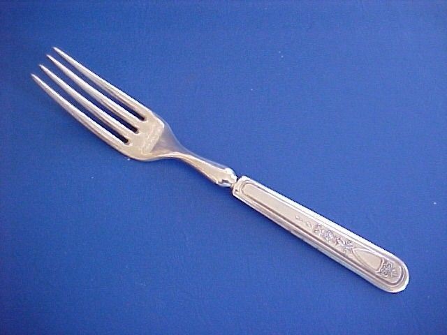 1911 Pilgrim Indented FORK OVB Hibbard Spencer Bartlett & Co 12 Dwt