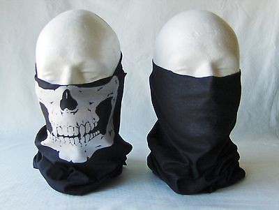 STRETCHABLE TUBULAR SKULL MASK BANDANA MOTORCYCLE BIKER SNOWBOARD 