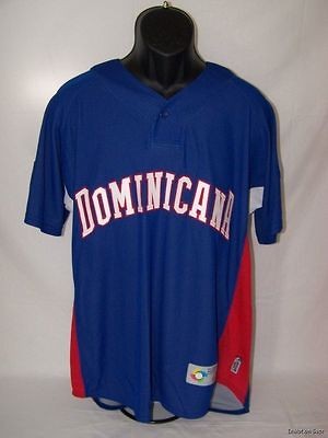 Majestic World Baseball Classic Dominican Sewn Jersey