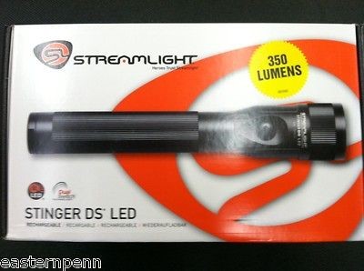 STREAMLIGHT STINGER D/S LED POLICE FLASHLIGHT 75810 350 LUMENS NEW 