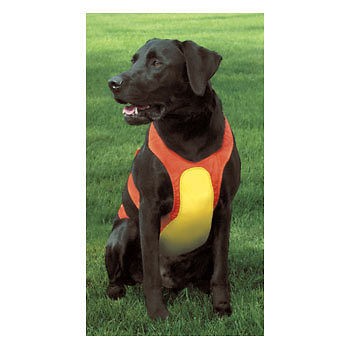 REMINGTON ORANGE NYLON DOG CHEST PROTECTOR MEDIUM