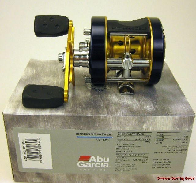 ABU GARCIA AMBASSADEUR 5600WS RIGHT HAND BAITCAST REEL