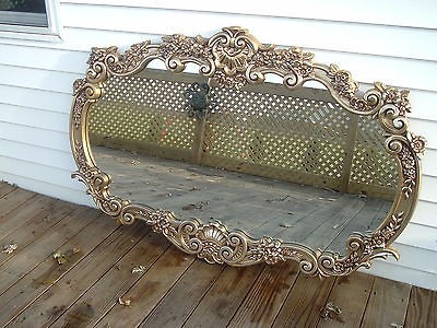   Gold Floral Dining Room Mirror Bassett Mirror 4 10 X 3 2 (ohio