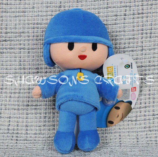 POCOYO TOYS BANDAI PLUSH STUFFED SOFT FIGURE 6.7 POCOYO MINI DOLL