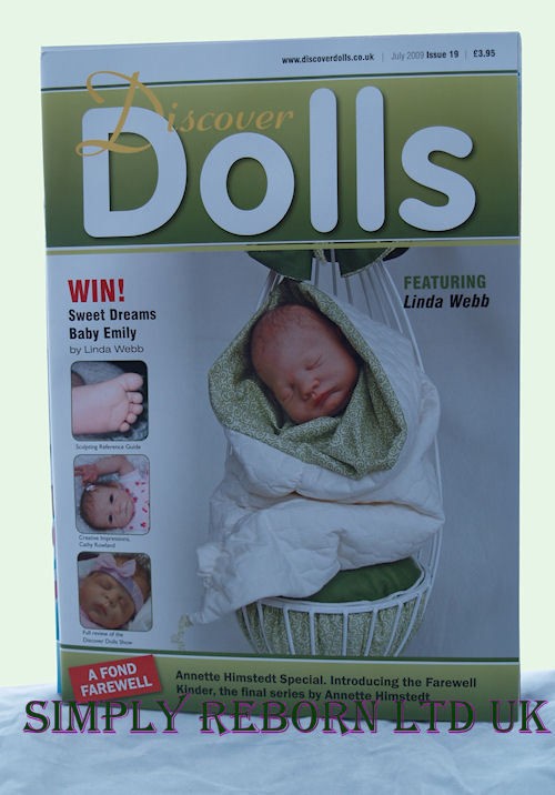 SIMPLY REBORN~ DISCOVER DOLLS MAGAZINE #19 LINDA WEBB