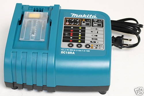 NEW MAKITA LITHIUM ION BATTERY CHARGER 7.2 18V DC18RA 18 VOLT