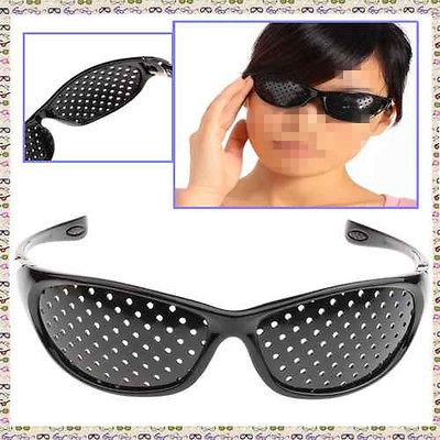 Eyesight Care Vision Improve Pinhole Glasses Eyes Exercise Eyewear 