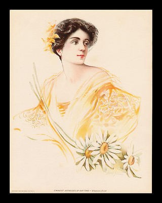 MAUD STUMM (1866 1935) EMINENT ACTRESS ELEANORA DUSE (1904 GRAY 