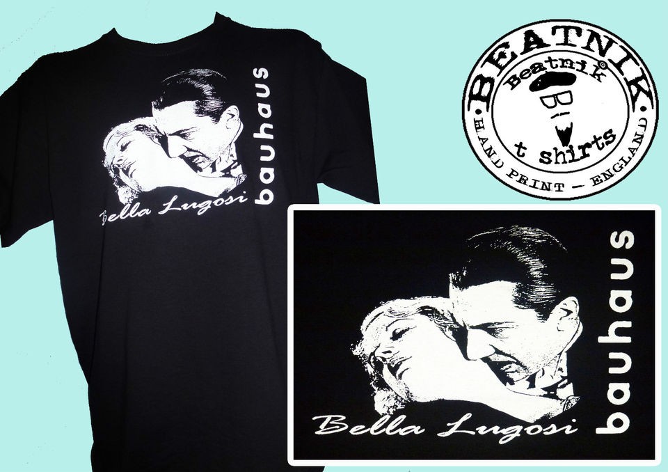 BAUHAUS T SHIRT GOTHIC ROCK MUSIC T SHIRT GOTH ROCK N ROLL BELA LUGOSI