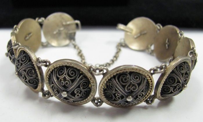 Vintage MARIUS HAMMER silver SOLJE BRACELET NORWAY BERGEN