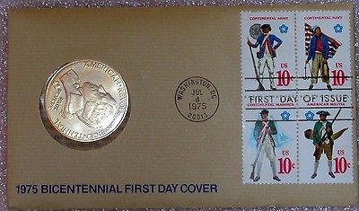 1975 bicentennial medal in Coins US