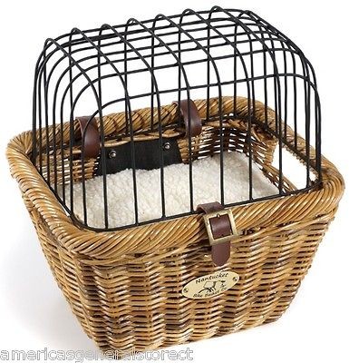 PET BICYCLE BASKET Nantucket Bike Basket Co. Cisco Collection dog cat 