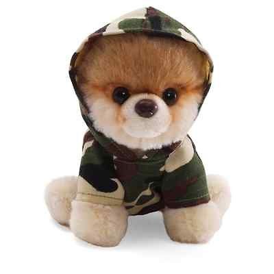 Gund   Itty Bitty Boo Dog in Camo Hoodie   5