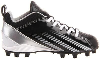   Kids Blast 3 MD 5/8 J Football Cleats Black/White/Silver Size 6 NIB