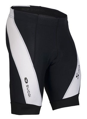 SUGOI RSE CYCLING SHORTS MANS X LARGE BLACK WHT