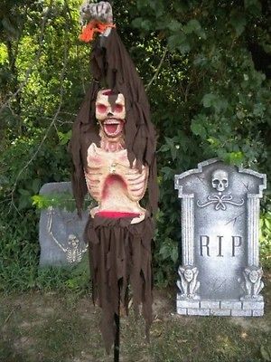 LIFESIZE CORPSE BIRDFEEDER / TRAY HALLOWEEN PROP Stand   ZOMBIE FIGURE