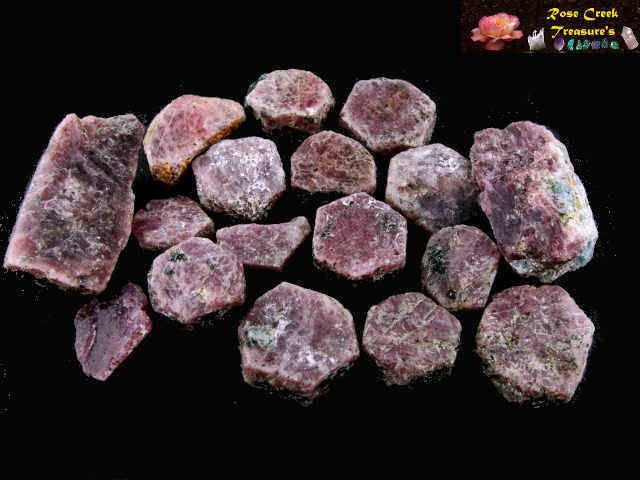 RUBY SAPPHIRE 1/2 Lb Lots Natural Mineral Specimens Cabbing Lapidary 